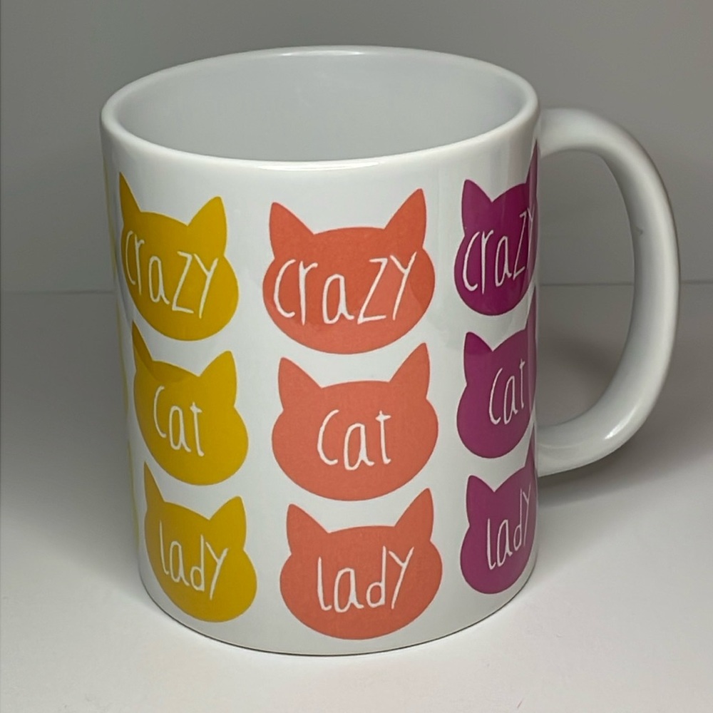 Society 6 “Crazy Cat Lady” Colorful Mug